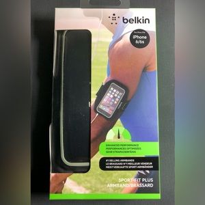 Belkin Cell Phone Holder with Adjustable Velcro Arm Band for Running New in Box